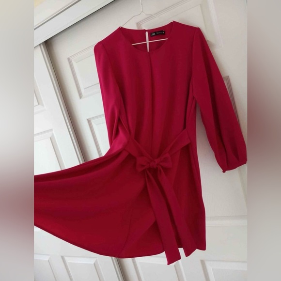 Zara fuschia dress or tunic size small - Picture 2 of 3